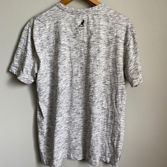 Kangol Men's Short Sleeve Salt + Pepper Casual‎ T-shirt Size Medium - Picture 4 of 11